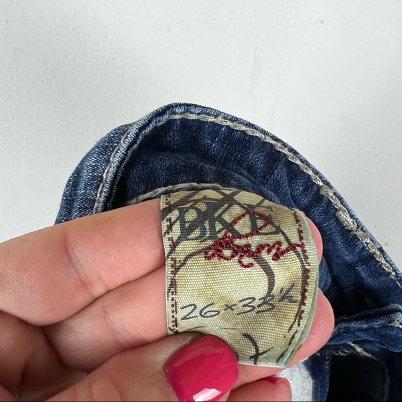 BKE Madison Jean Cut Off Shorts Size 26 - Picture 3 of 6